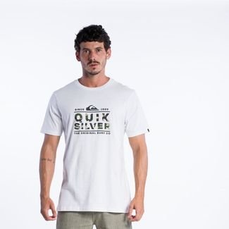 Camiseta Manga Curta Logo Print Quiksilver
