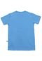 Camiseta Marlan Menino Escrita Azul - Marca Marlan