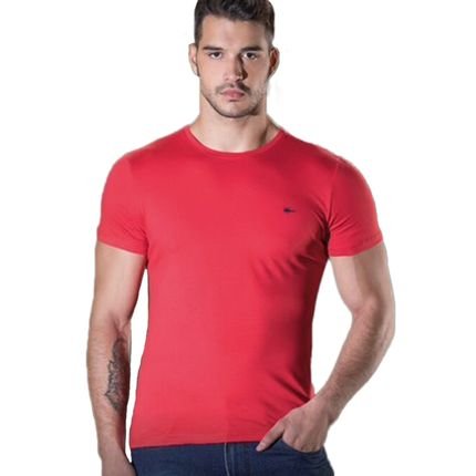 Camiseta Masculina Sallo Gola O Básica Premium Vermelho - Marca Sallo