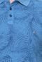 Camisa Polo Aramis Folhagem Azul - Marca Aramis