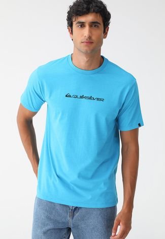 Camiseta Quiksilver Reta Azul