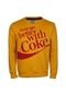 Moletom Brasil Positivo Amarelo - Marca Coca-Cola Jeans