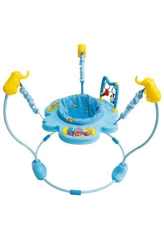 Cadeira Giratória Dican Baby Jumper Azul-Claro