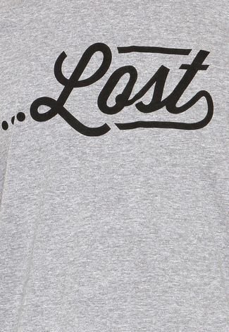 Camiseta ...Lost Contraste Cinza