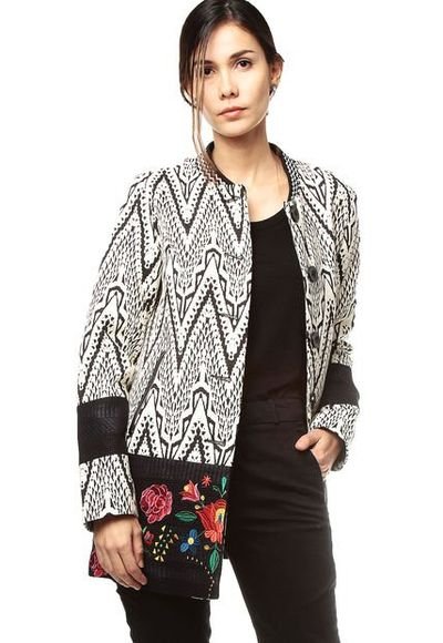  Desigual Blazer tejido para mujer, Negro - : Ropa, Zapatos y  Joyería