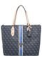 Bolsa Guess Estampa Azul - Marca Guess