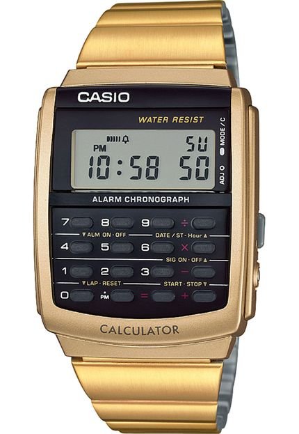 Relógio Casio CA-506G-9ADF Dourado - Marca Casio