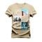 Camiseta Plus Size Unissex Algodão Estampada Premium Confortável City - Bege - Marca Nexstar