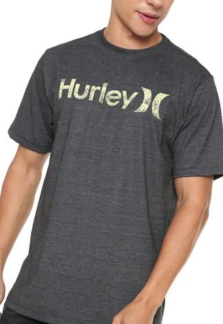 Camiseta Hurley Push Throught Cinza