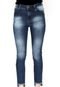 Calça Jeans Jezzian Skinny Cropped Comfort Azul - Marca Jezzian