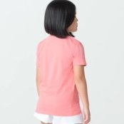 Camiseta Juvenil Fila Letter Premium - Rosa Coral - Marca Fila