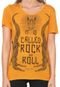 Camiseta Colcci Rock Amarela - Marca Colcci