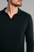 Polo Manga Longa Slim Fit - Preto SGG HIGHSTIL - Marca HIGHSTIL