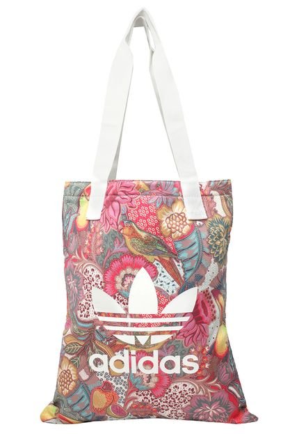 Bolsa Shopper adidas Originals   FARM Fugi pra Bali Rosa/Branca/Laranja - Marca adidas Originals