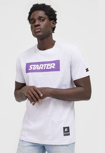 Camiseta S Starter Logo Cinza - Marca S Starter