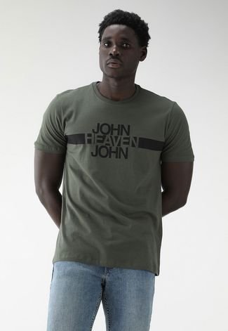 Camiseta John John Logo Marrom - Compre Agora