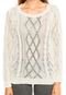 Suéter Ellus Embroidery Lace Off-white - Marca Ellus