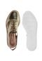 Oxford DAFITI SHOES Metalizado Dourado - Marca DAFITI SHOES