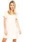 Vestido Curto Lucy in The Sky Glam Branco - Marca Lucy in The Sky