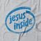 Camiseta Feminina Jesus Inside - Mescla Cinza - Marca Studio Geek 