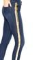 Calça Jeans Sawary Skinny Metalizada Azul - Marca Sawary