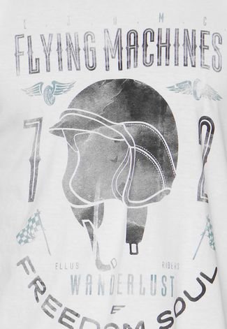 Camiseta Ellus Flying Machines Branca