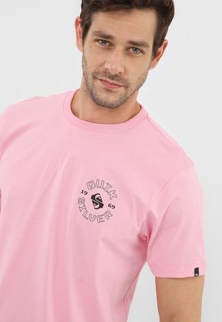 Camiseta Quiksilver Cosmic Thoug Rosa