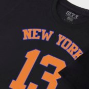 Camiseta Oversized Streetwear New York 13 Preto Off-Y - Marca Prison