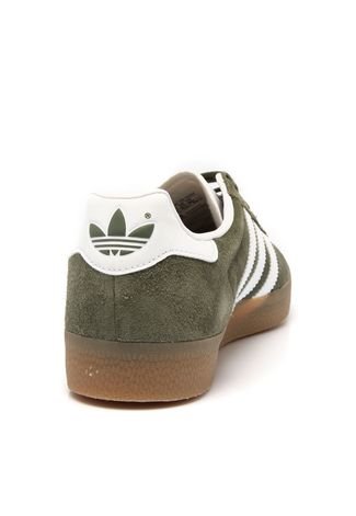 Tênis Couro adidas Originals Gazelle Super Verde