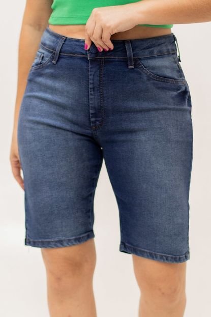 Bermuda Jeans Ciclista Escuro Feminina Plus Size Anticorpus - Marca Anticorpus JeansWear