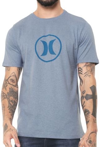 Camiseta Hurley Silk Icon Azul