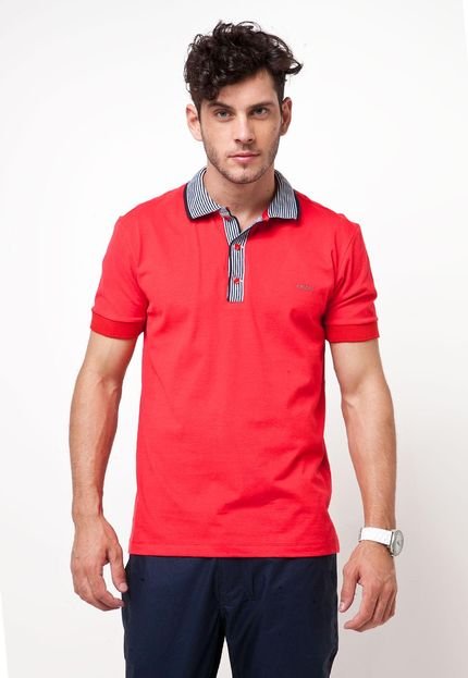 Camisa Polo Colcci Brasil Ideale Vermelha - Marca Colcci