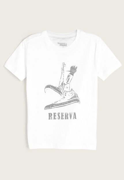 Camiseta Infantil Reserva Mini Grunge Branca - Marca Reserva Mini
