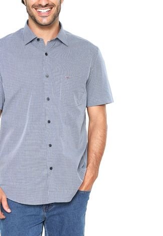 Camisa Regular Sarja Fio 60 Xadrez - Aramis