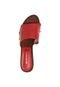 Sandália Bottero Tamanco Liso Vermelha - Marca Bottero