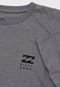Camiseta Billabong Infantil Logo Cinza - Marca Billabong