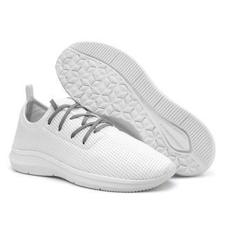 Tênis Navit Shoes Elástico Confortável Branco