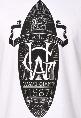Camiseta Wave Giant Surf Branca