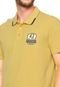 Camisa Polo Hering Bordado Amarela - Marca Hering
