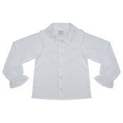 Camisa Infantil Look Jeans Tricoline Branca - Marca Look Jeans