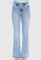 Calça Jeans Dzarm Flare Recortes Azul - Marca Dzarm