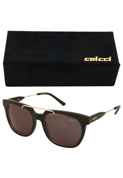 Óculos Solares Colcci Metal Preto - Marca Colcci