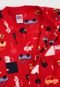 Pijama Tip Top Longo Infantil Carrinhos Vermelho - Marca Tip Top