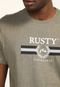 Camiseta Rusty Logo Verde - Marca Rusty