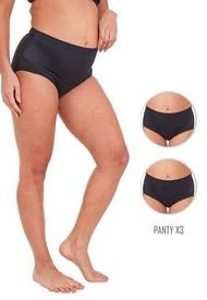 PANTY LEVANTA COLA CONTROL DE ABDOMEN - PACK X 4 UNIDADES