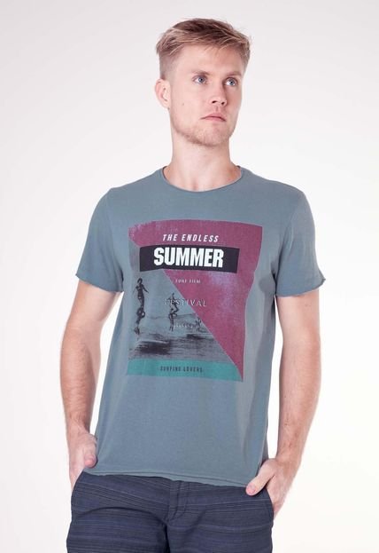 Camiseta Rockstter Loves Summer Azul - Marca Rockstter