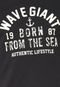 Camiseta WG Born From Sea Preta - Marca WG Surf
