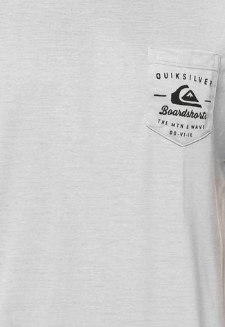 Camiseta Quiksilver Right Cinza