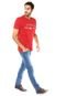 Camiseta Lacoste Jacaré Vermelha - Marca Lacoste