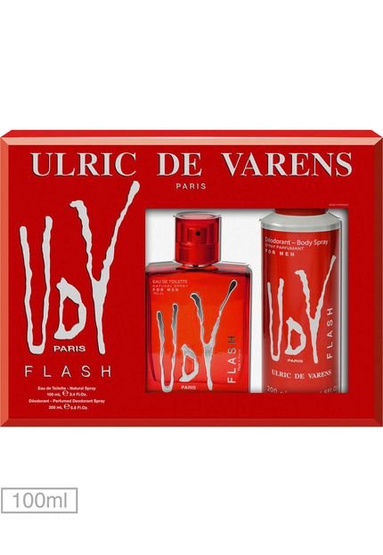 Kit Perfume Flash Ulric de Varens 100ml - Marca Ulric de Varens
